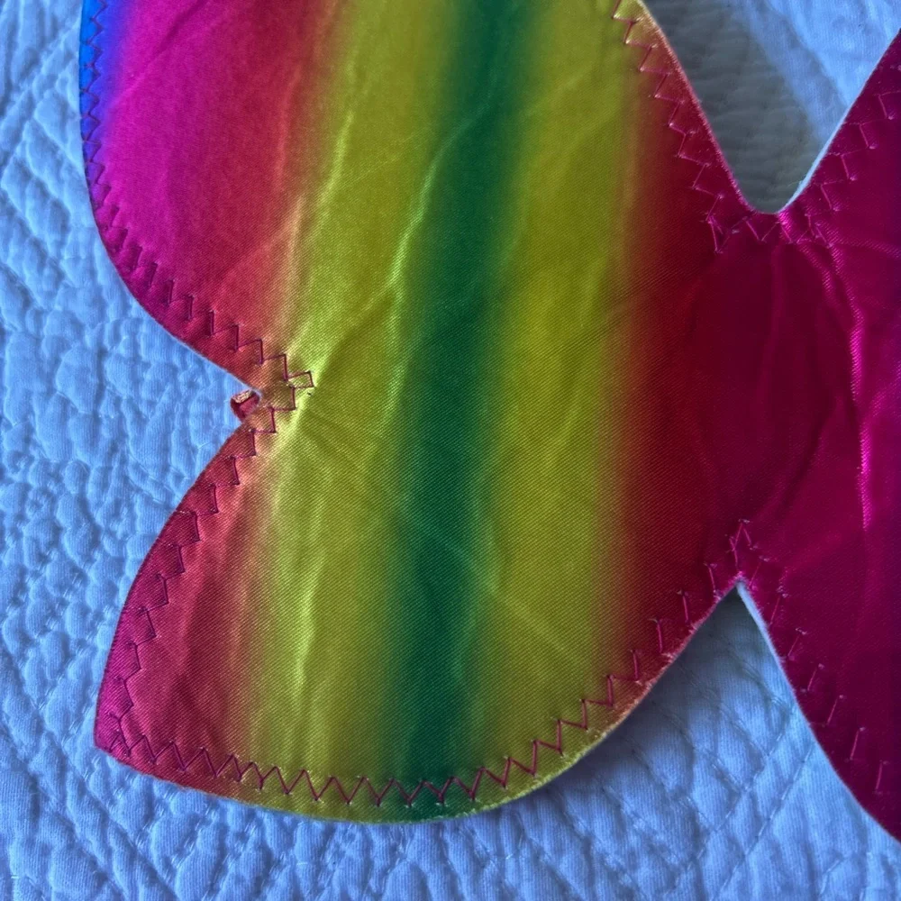 Build-A-Bear  Rainbow Fairy Dress and Wings. Includes pink sandals
